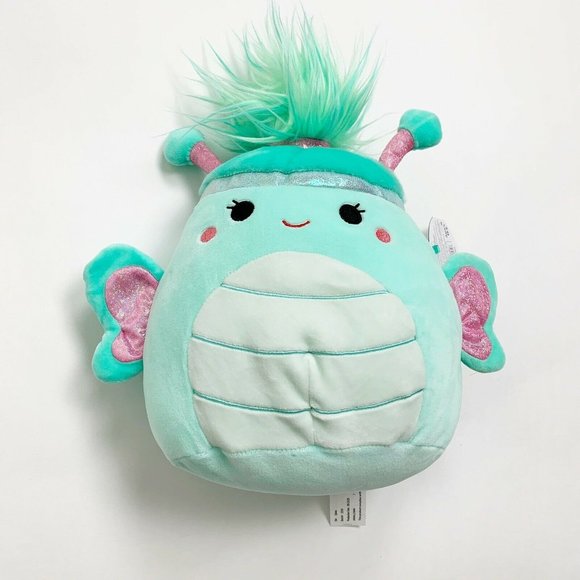 Squishmallows Other - NWT Squishmallows Squish-Doos Reina The Green & Pink Butterfly 8 Inch Plush Toy